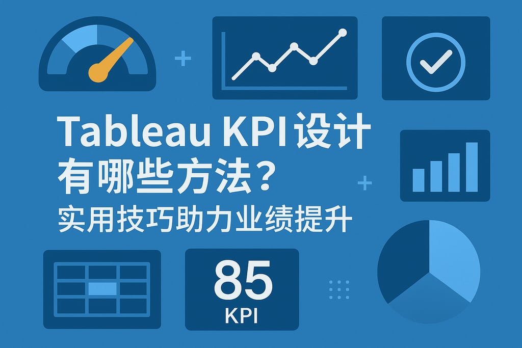 Tableau KPI设计有哪些方法？实用技巧助力业绩提升